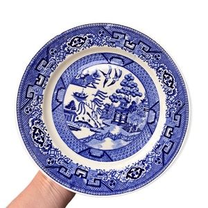 Homer Laughlin Vintage Blue Willow Dinner Plate